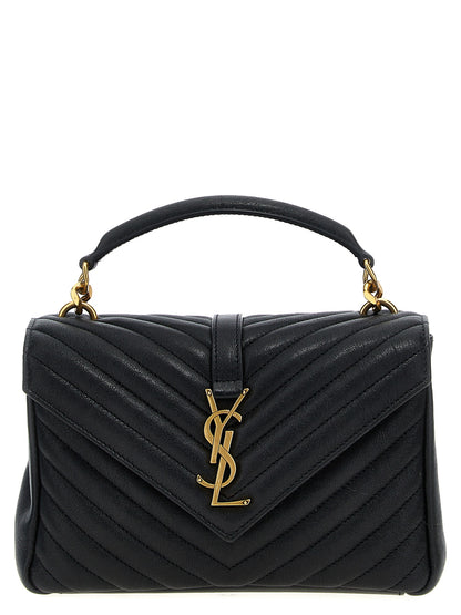 Black Calfskin Crossbody Bag