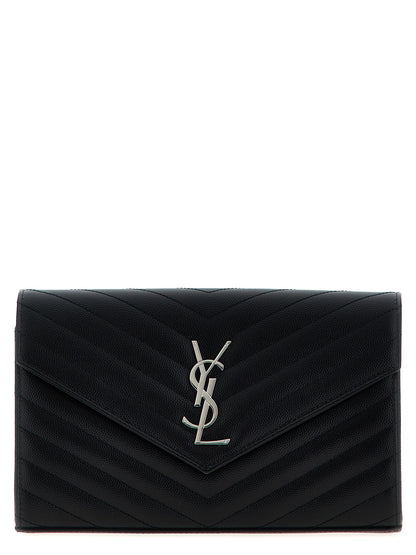 Black Calfskin Clutch Bag