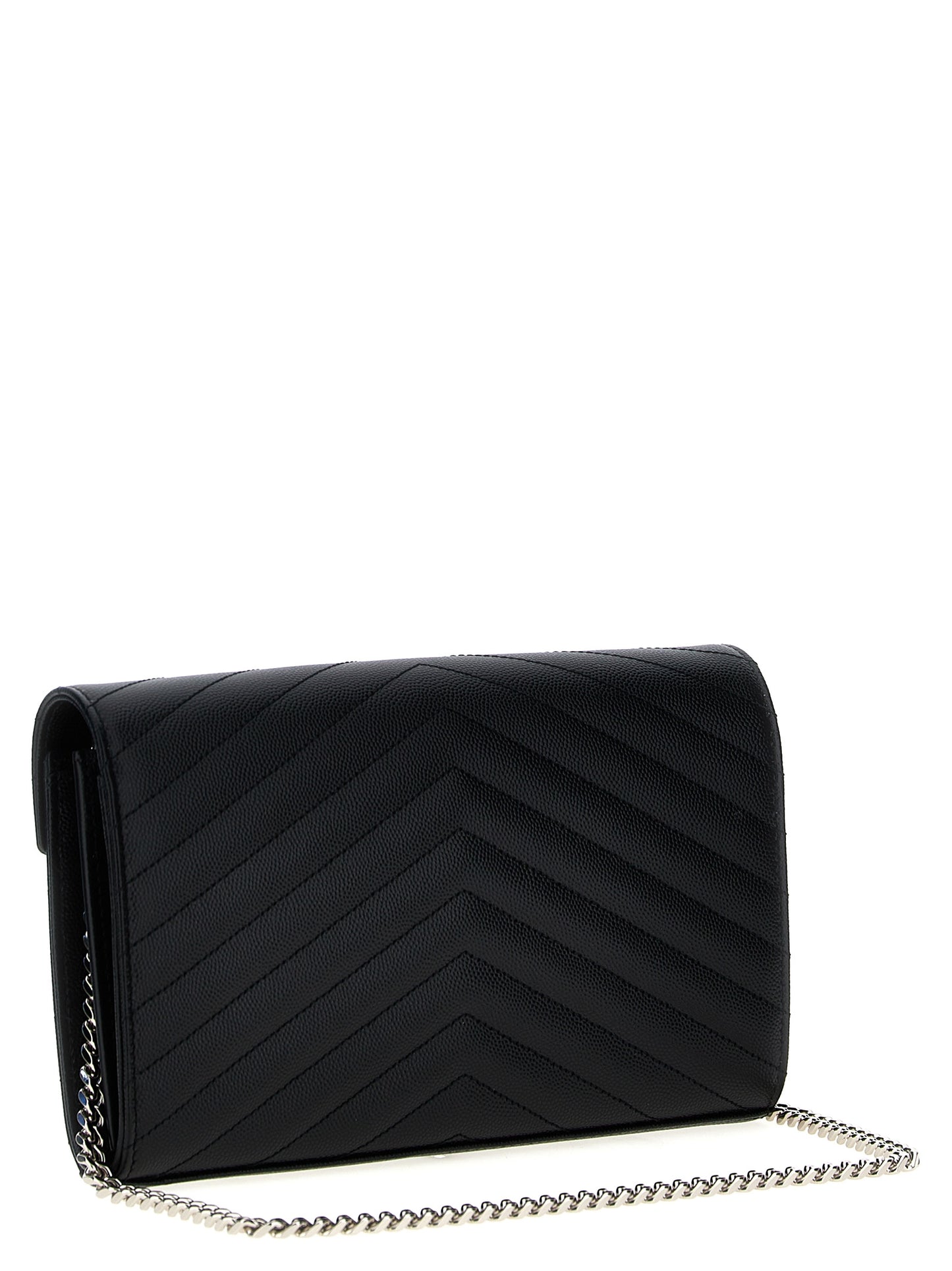Black Calfskin Clutch Bag