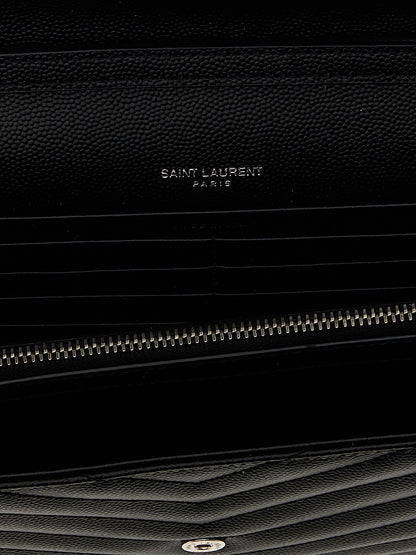 Black Calfskin Clutch Bag