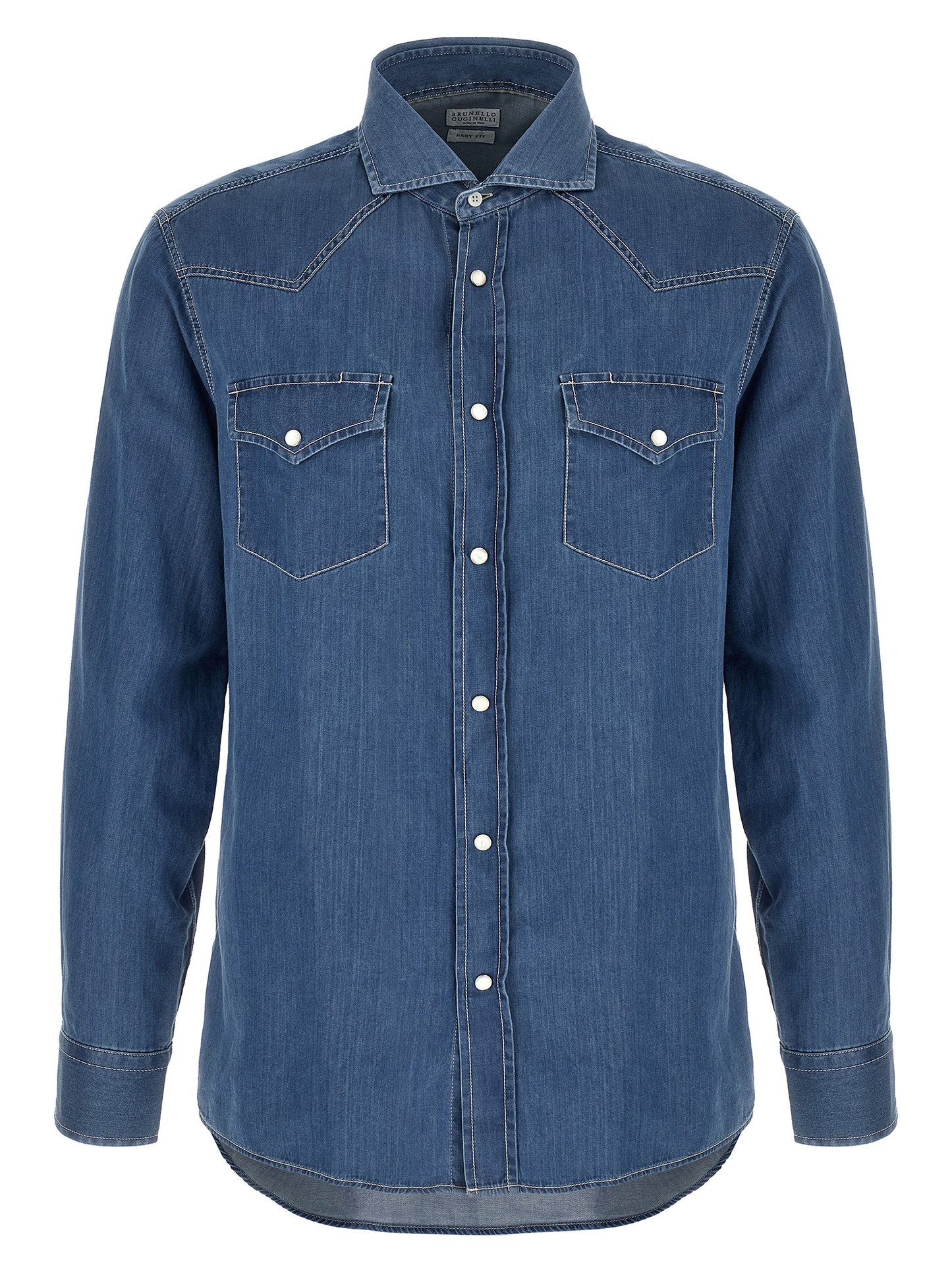 Blue Cotton Blouse
