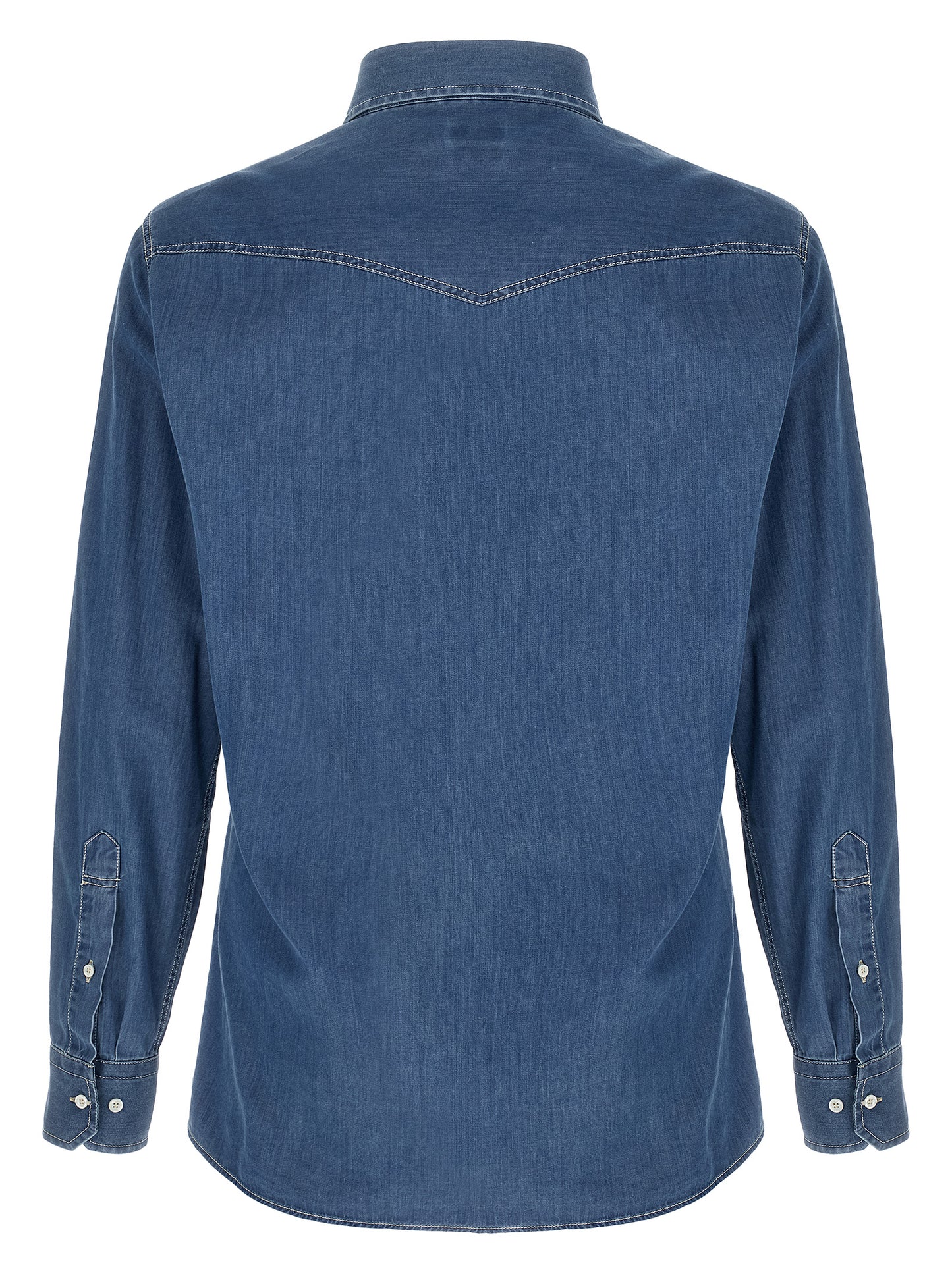 Blue Cotton Blouse