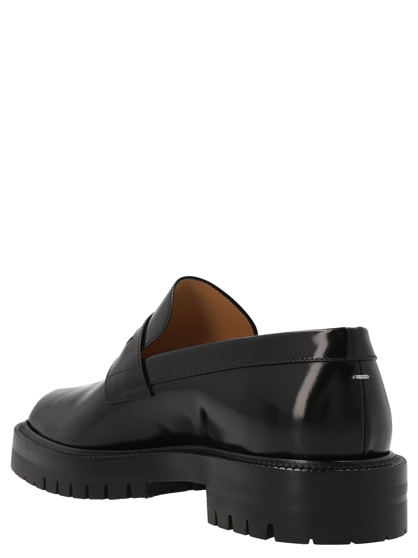 Black Calfskin Slip-On Loafers
