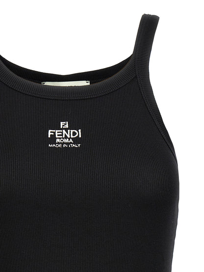 Black Cotton Sleeveles T-Shirt