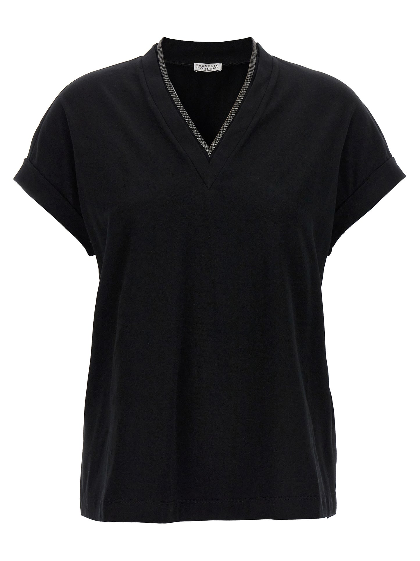 Black Cotton T-Shirt