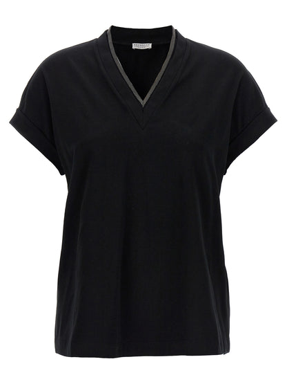 Black Cotton T-Shirt