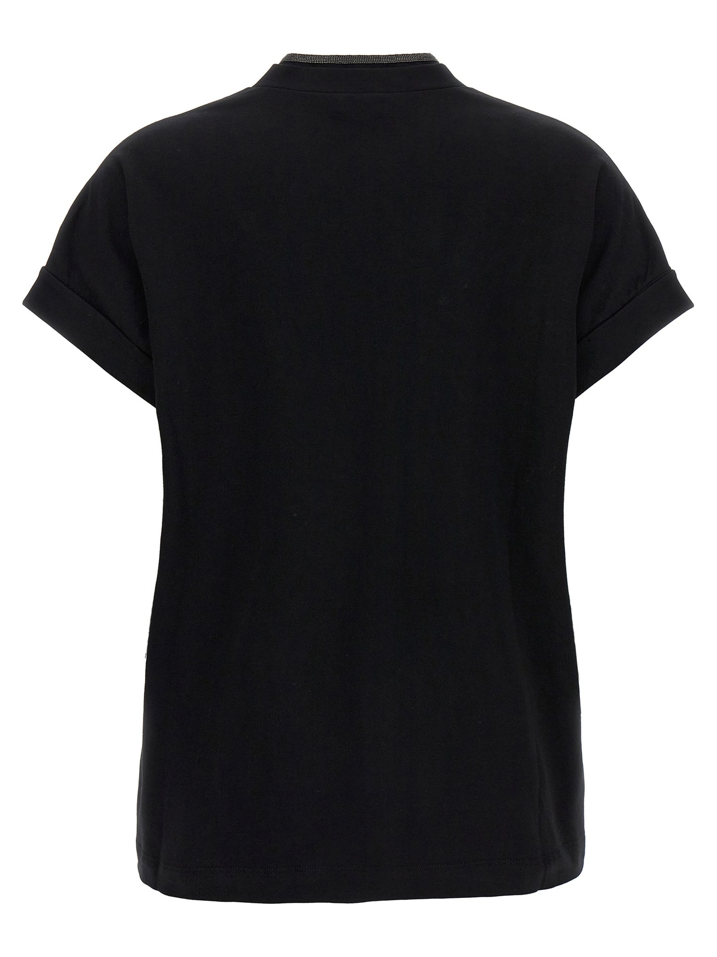 Black Cotton T-Shirt