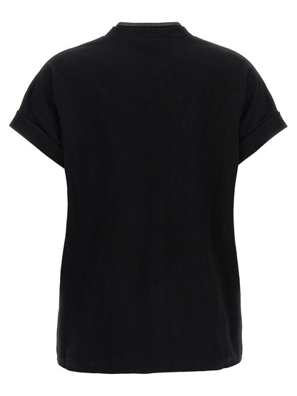 Black Cotton T-Shirt