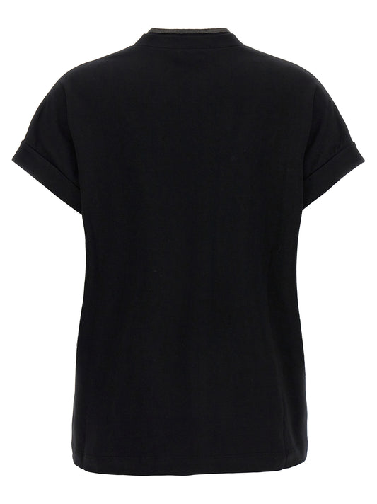 Black Cotton T-Shirt