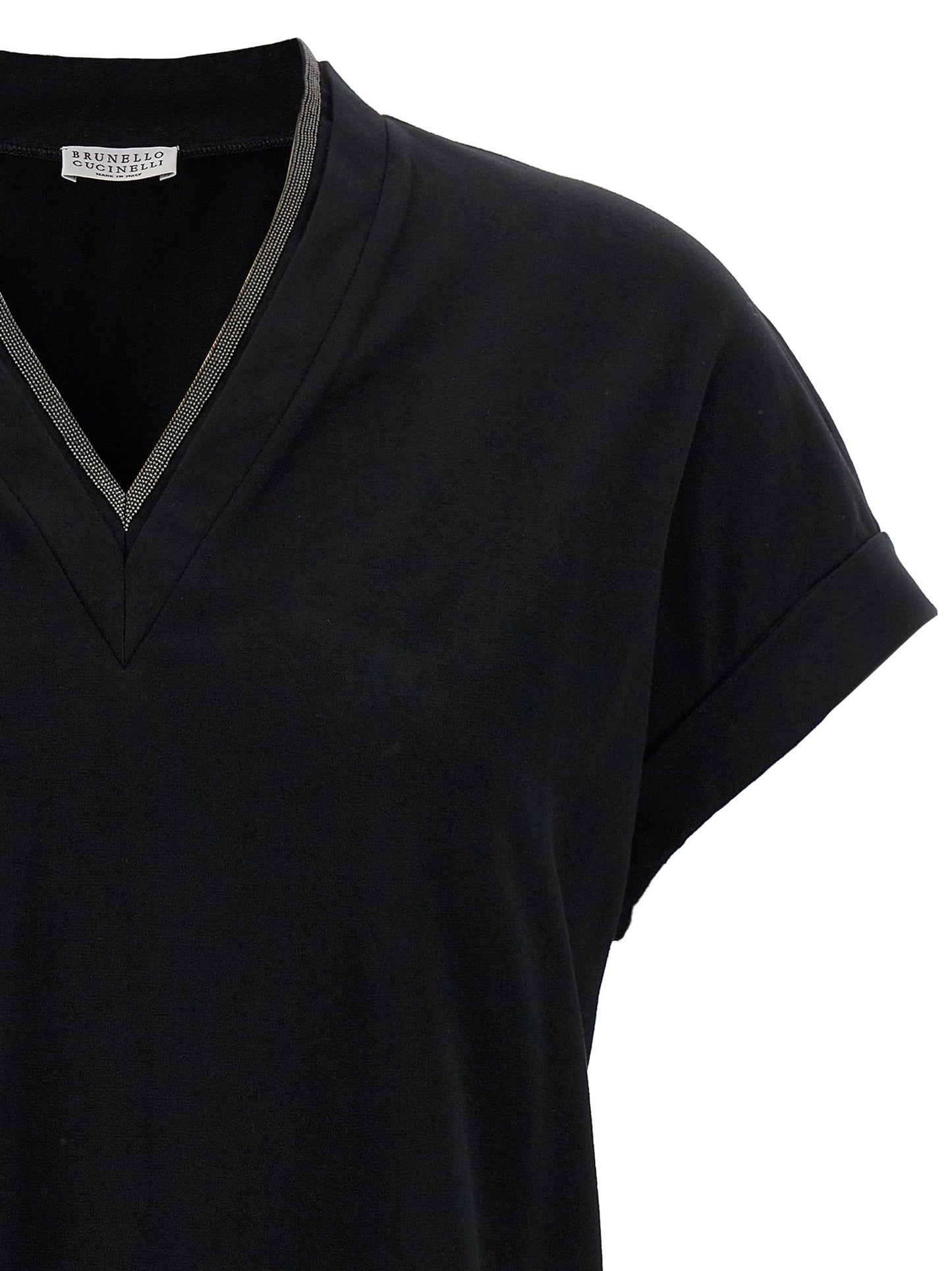 Black Cotton T-Shirt