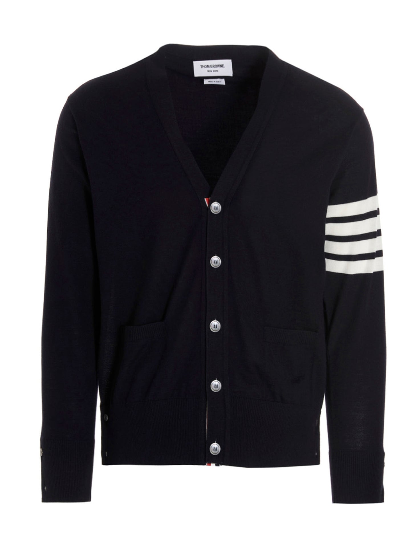 Blue Merino Wool Cardigan