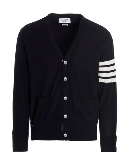 Blue Merino Wool Cardigan