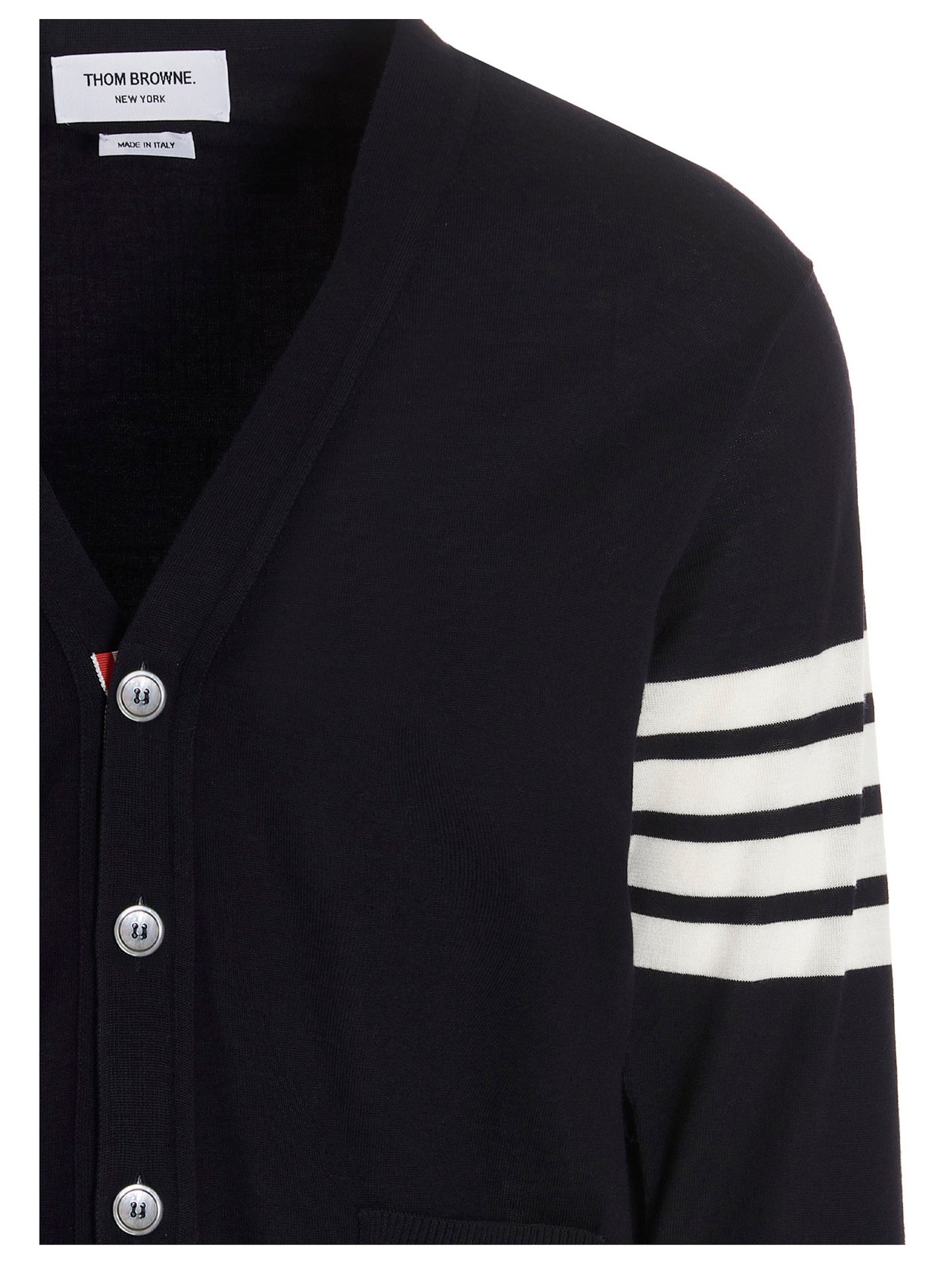 Blue Merino Wool Cardigan