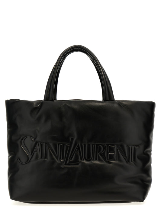 Black Lamb Leather Tote Bag