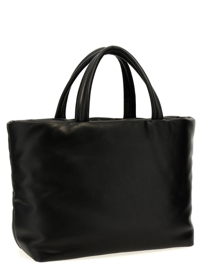 Black Lamb Leather Tote Bag