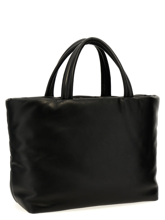 Black Lamb Leather Tote Bag