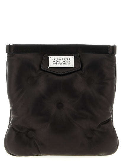 Black Lambskin Crossbody Bag