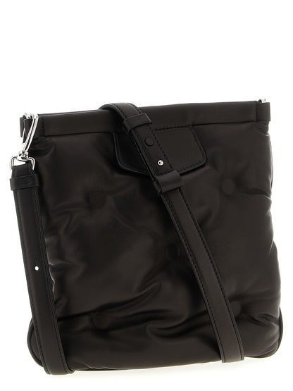 Black Lambskin Crossbody Bag