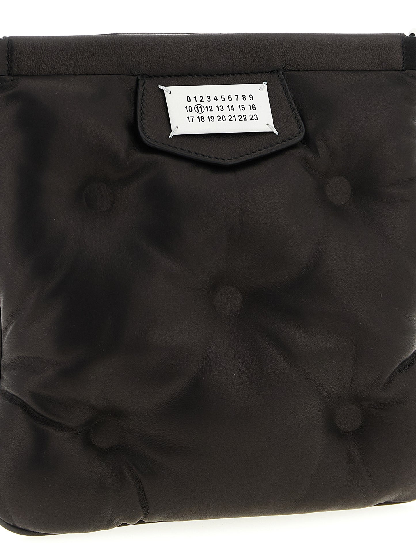Black Lambskin Crossbody Bag
