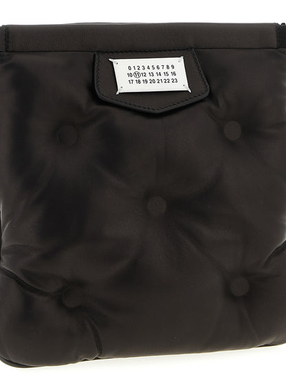 Black Lambskin Crossbody Bag