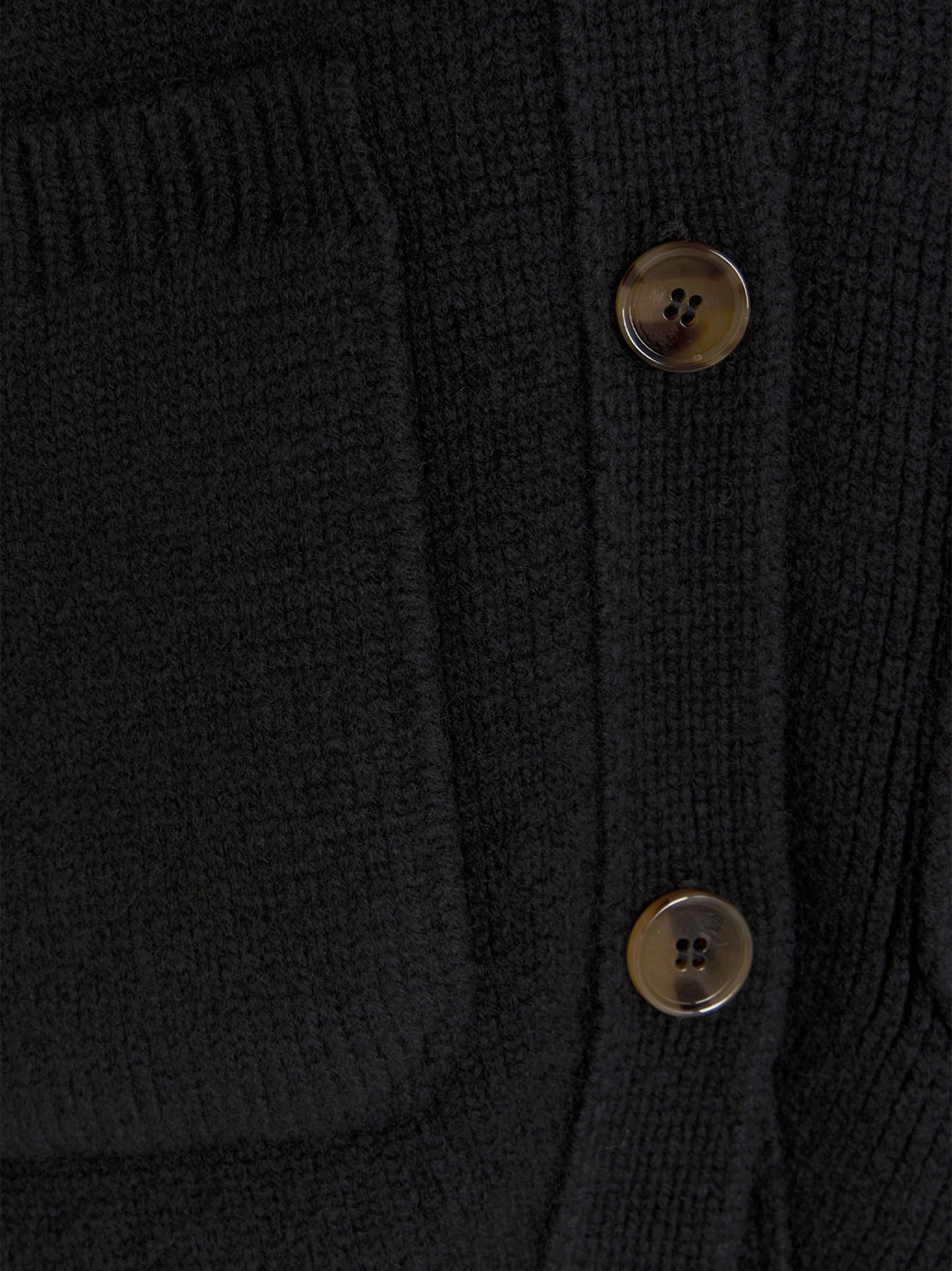 Black Cashmere Cardigan