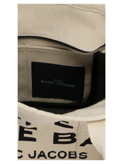 Beige Cotton Tote Bag