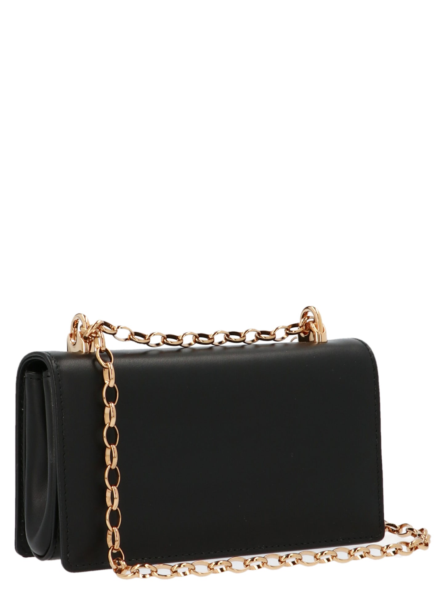 Black Calfskin Crossbody Bag