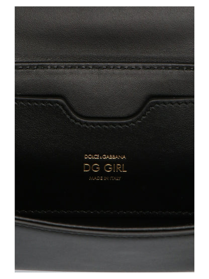 Black Calfskin Crossbody Bag
