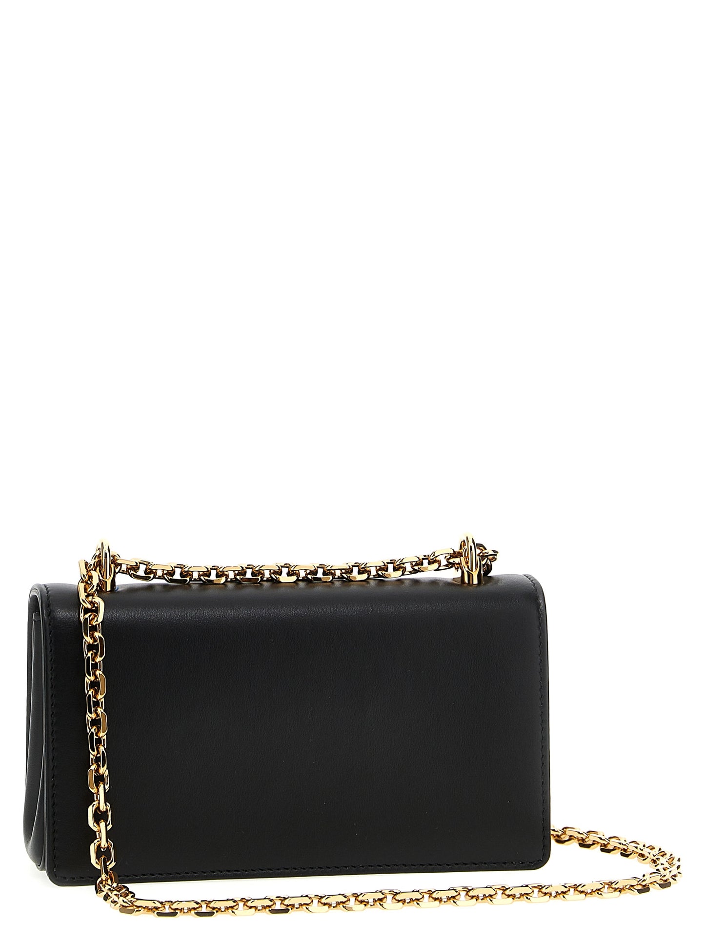 Black Calfskin Crossbody Bag