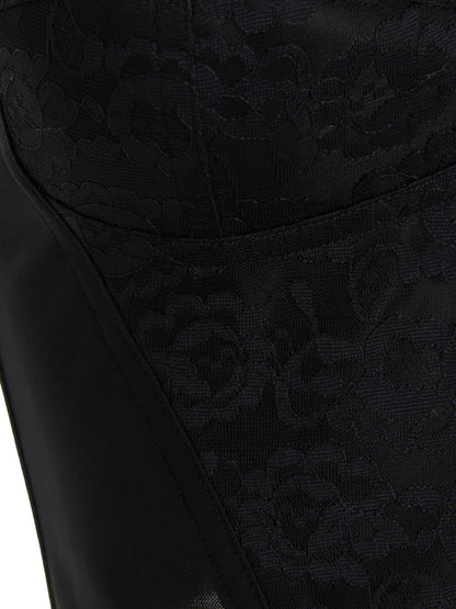 Black Polyamide Tank Tops