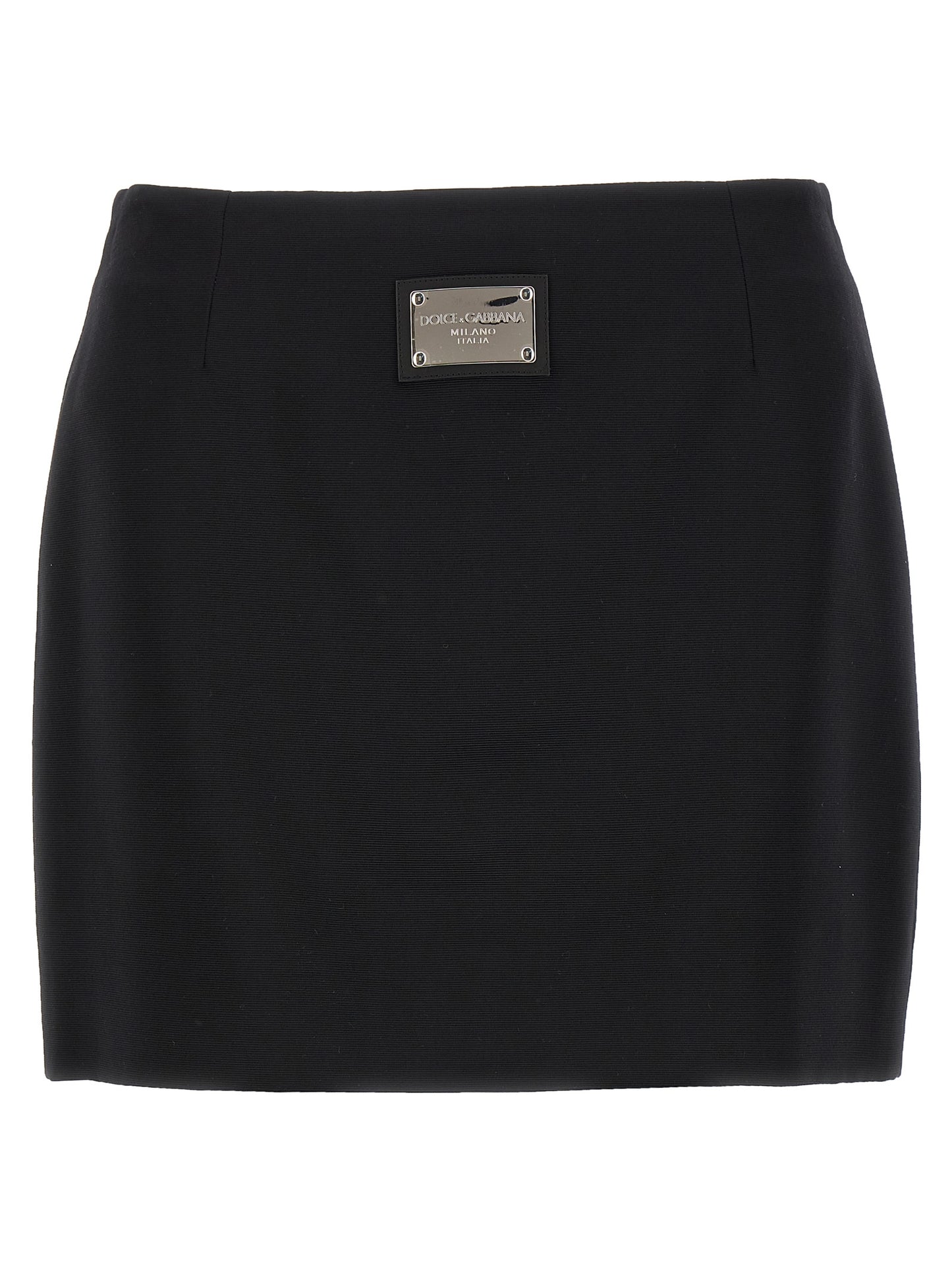 Black Viscose Long Skirt