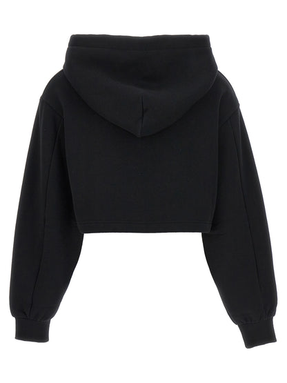 Black Cotton Hoodie