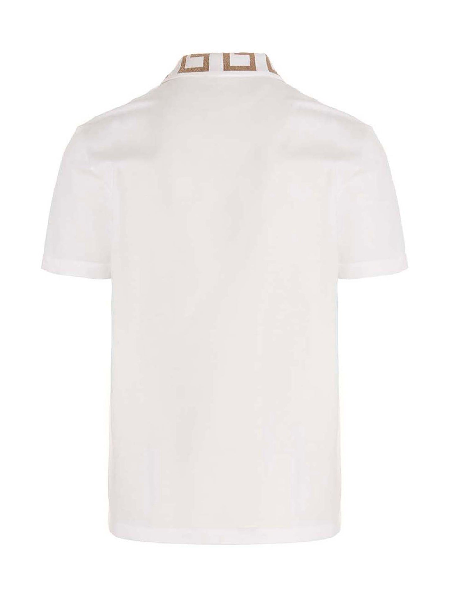 White Cotton Polo Shirt