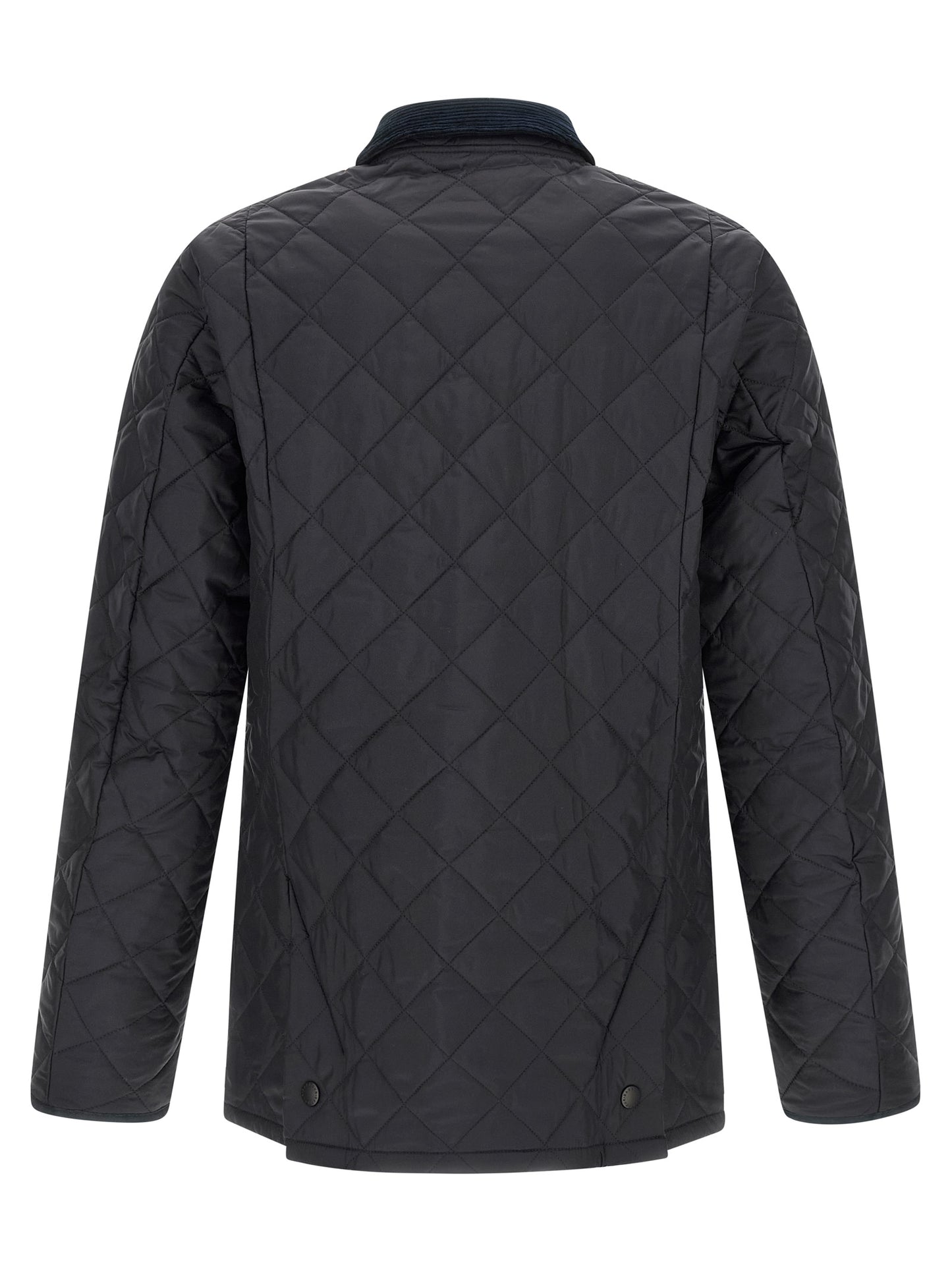 Blue Polyamide Full-Length Jacket