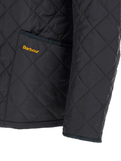 Blue Polyamide Full-Length Jacket