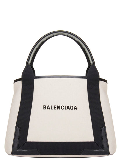 Bicolor Canvas Tote Bag
