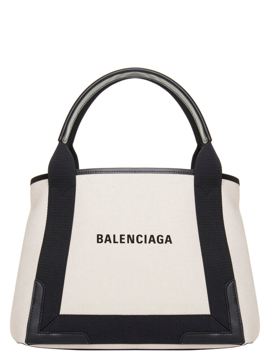 Bicolor Canvas Tote Bag