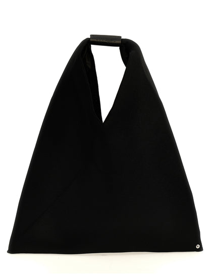 Black Polyester Shoulder Bag