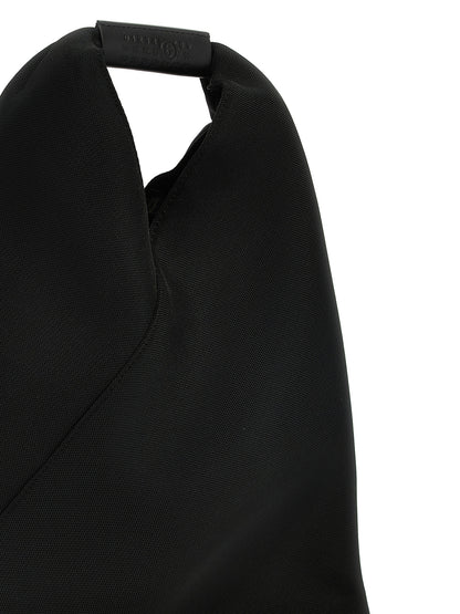 Black Polyester Shoulder Bag