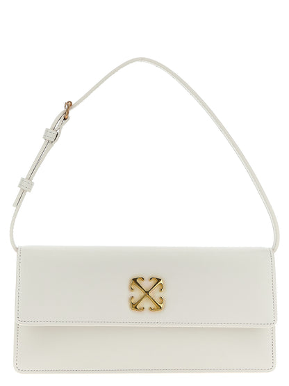 White Calfskin Shoulder Bag