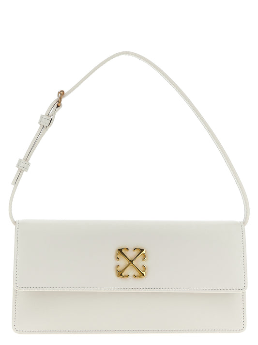 White Calfskin Shoulder Bag