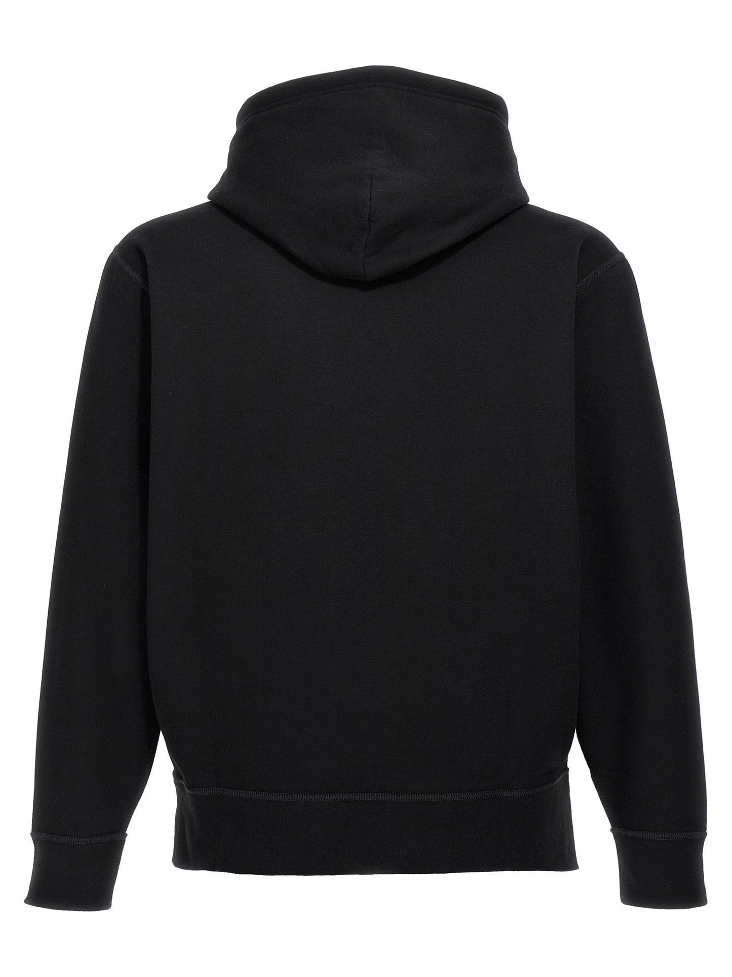 Black Cotton Sweatshirt