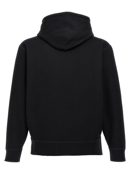 Black Cotton Sweatshirt