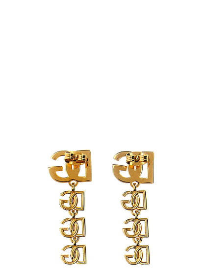 Gold Brass Earrings