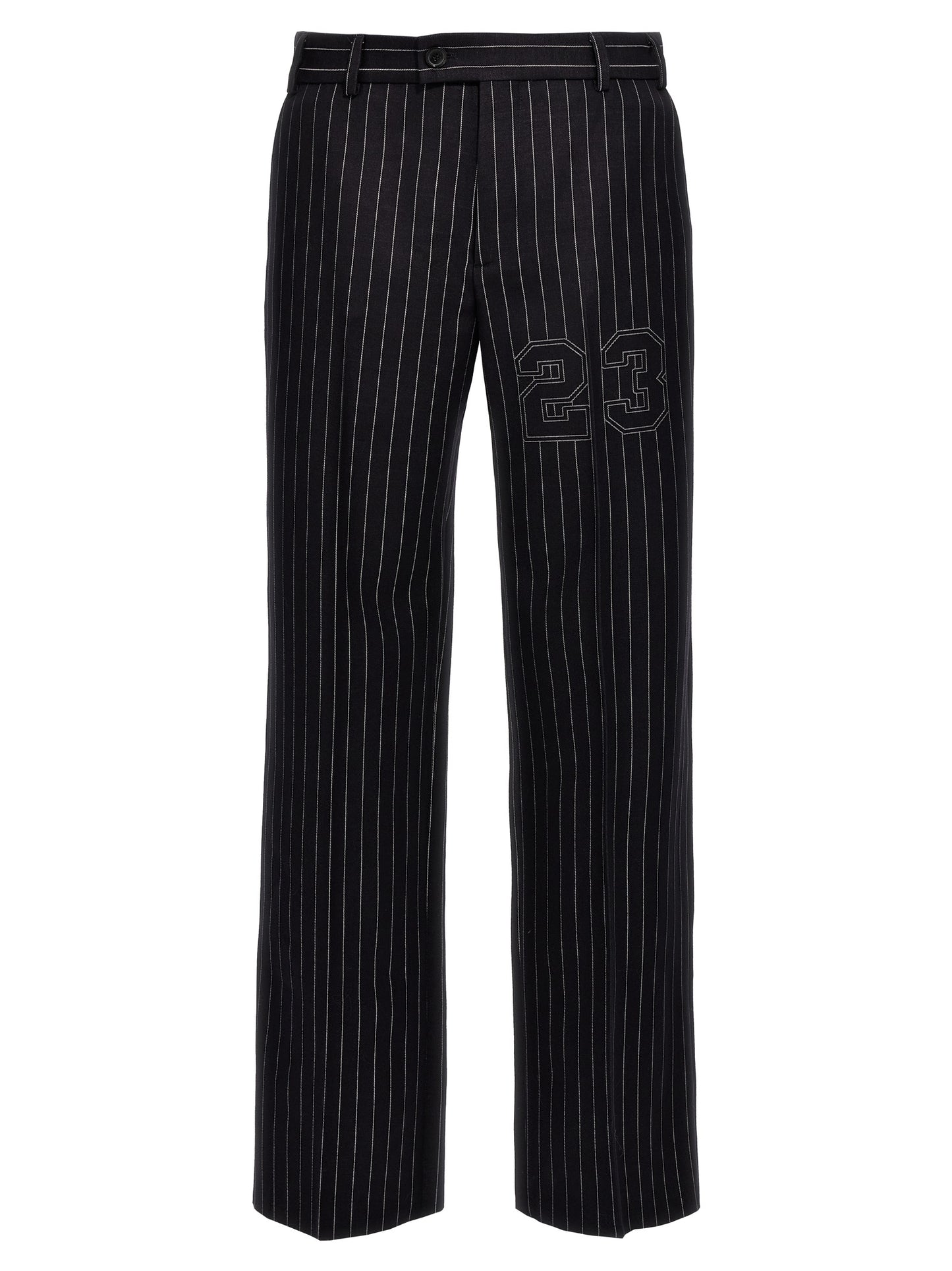 Blue Wool Dress Pants