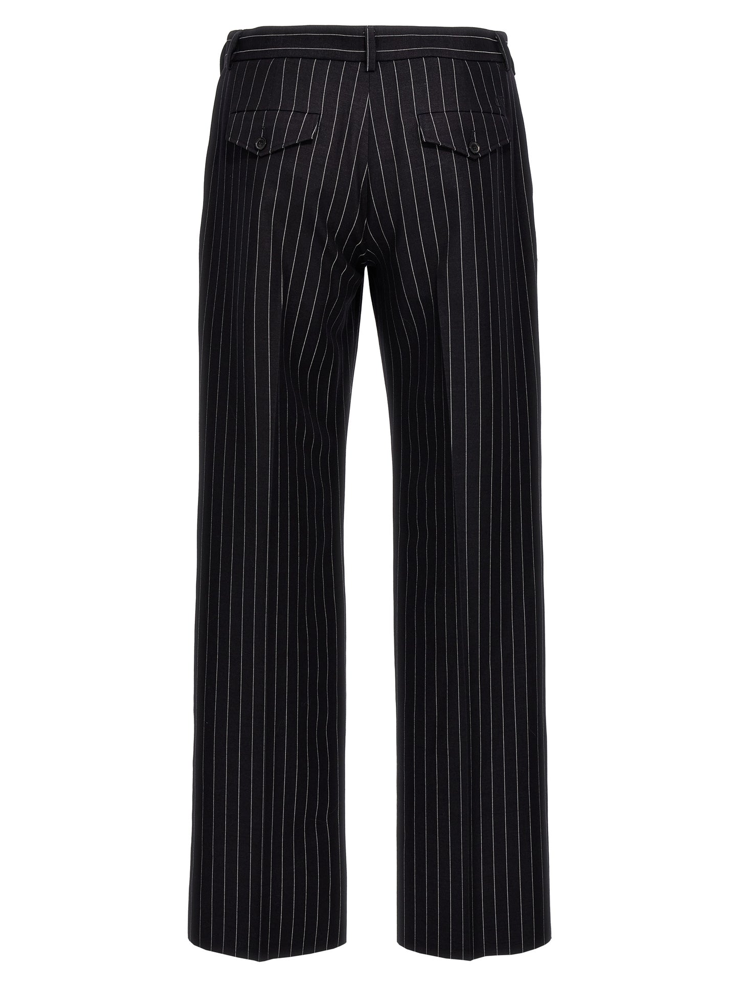 Blue Wool Dress Pants
