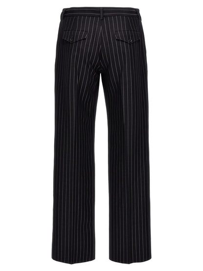 Blue Wool Dress Pants