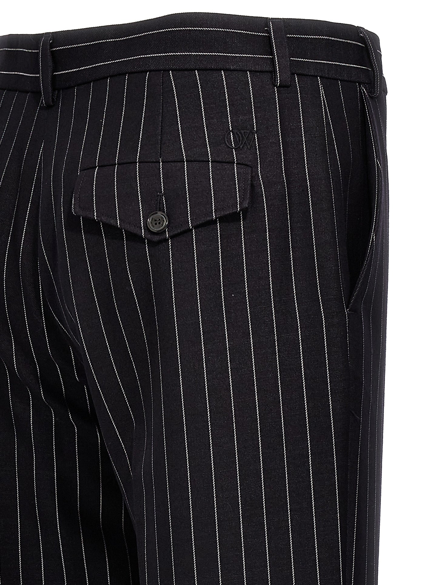 Blue Wool Dress Pants