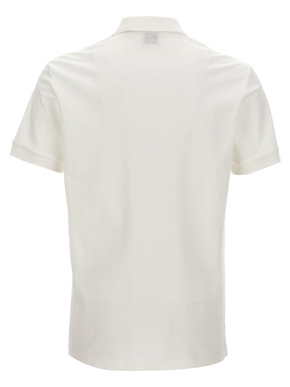 White Cotton Polo Shirt