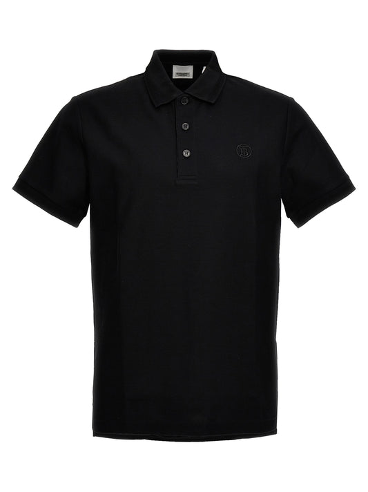Black Cotton Polo Shirt